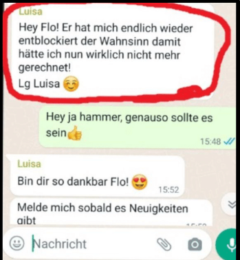 Anonymisierte Teilnehmernachricht aus der Love-Repair-Begleitung